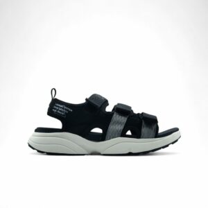 peak taichi sandals black/grey/milky white