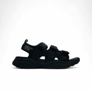 peak taichi sandals all black