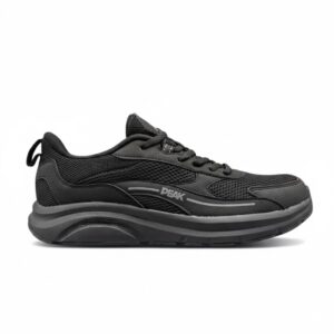 walking shoes all black
