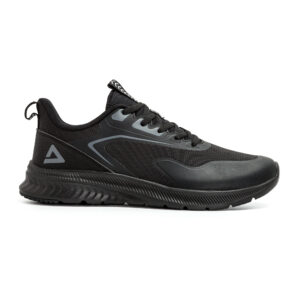 peak training running shoes all black
