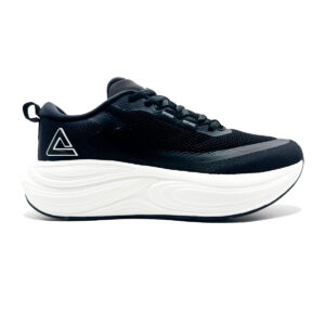 peak casual shoes black/milky white